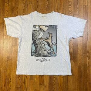 Vintage 90s Bad Lie Golfing Dog Parody T Shirt